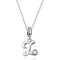 925 Sterling Silver 26 English Letter Beads For Diy Bracelets & Necklaces Style - Z
