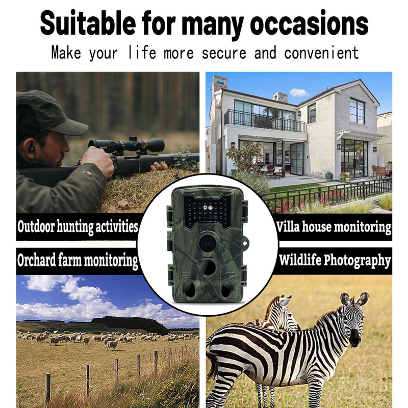 2 Lcd Infrared Trail Camera With Night Vision For Wildlife Hunting