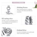 925 Sterling Silver Sloth Pendant For Diy Bracelets & Necklaces