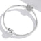 925 Sterling Silver Diy Heart Puzzle Beads For Bracelet / Necklace