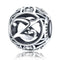 925 Sterling Silver 26 English Letter Beads For Diy Bracelets & Necklaces Style - Z