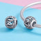 925 Sterling Silver 26 English Letter Beads For Diy Bracelets & Necklaces Style - Z