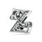 Diy Zircon Beaded Bracelet With 26 Letters Beads Style - Z