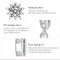 925 Sterling Silver Sparkling Snowflake Pendant For Diy Bracelets & Necklaces