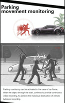 4.3 Dual Camera Vehicle Dvr with Full Hd 1080p Display