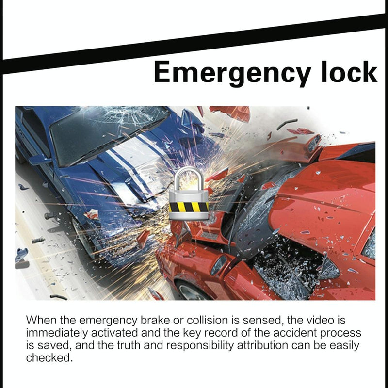 4.3 Dual Camera Vehicle Dvr with Full Hd 1080p Display