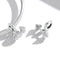 925 Sterling Silver Weightlifting Barbell Pendant For Bracelets / Necklaces