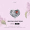 925 Sterling Silver Heart Beads For Diy Bracelets & Necklaces