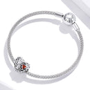 925 Sterling Silver Heart Beads For Diy Bracelets & Necklaces