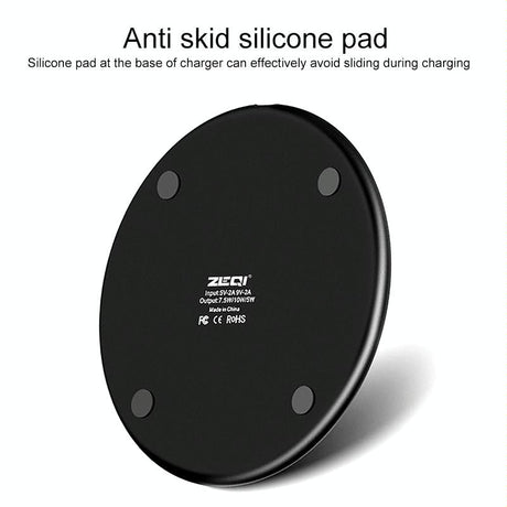 10W Non Slip Smart Cooling Wireless Charger
