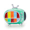 925 Sterling Silver Mini Color Tv Beads For Diy Bracelets & Necklaces