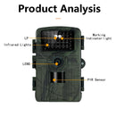 1080p Wifi Infrared Night Vision Hunting Camera with 2 Lcd Screen