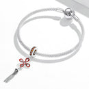 925 Sterling Silver Chinese Knot Pendant For Diy Bracelets & Necklaces