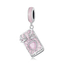 925 Sterling Silver Tarot Lover Pendant For Diy Bracelet Or Necklace