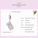 925 Sterling Silver Tarot Lover Pendant For Diy Bracelet Or Necklace