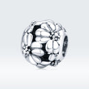 925 Sterling Silver Daisy Beads For Diy Bracelets & Necklaces