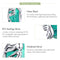 925 Sterling Silver Green Mermaid Glass Bead For Diy Bracelet