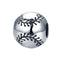 925 Sterling Silver Baseball Passion Beads For Diy Bracelets & Necklaces