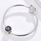925 Sterling Silver Blue Zircon Sailing Charm For Diy Bracelets