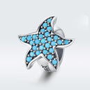925 Sterling Silver Starfish Beaded Bracelet Diy Beads