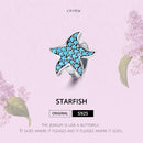 925 Sterling Silver Starfish Beaded Bracelet Diy Beads