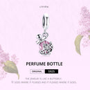 925 Sterling Silver Perfume Bottle Pendant For Diy Bracelets & Necklaces