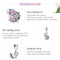 925 Sterling Silver Perfume Bottle Pendant For Diy Bracelets & Necklaces