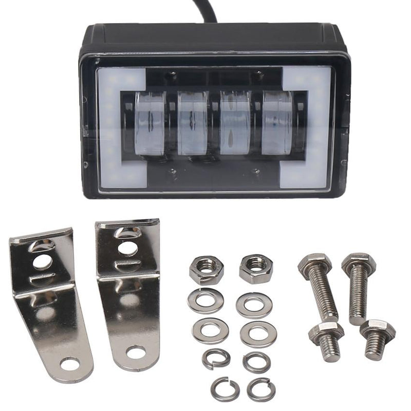4.76 Inch 24W Dc 12 - 24V 1800Lm Ip67 Car Work Lights / Front Bumper Lights / Roof Lights With Holder