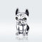 925 Sterling Silver French Bulldog Beaded Diy Bracelet