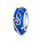 925 Sterling Silver Blue Star Beaded Bracelet Charms