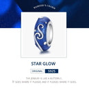 925 Sterling Silver Blue Star Beaded Bracelet Charms