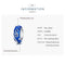925 Sterling Silver Blue Star Beaded Bracelet Charms
