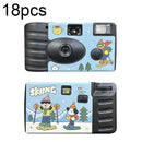 18 Retro Film Camera Stickers - Waterproof & Decorative No Camera
