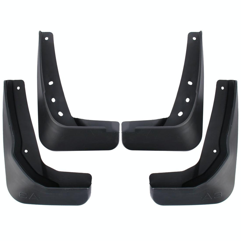4 Pcs Car Auto Semi-Rigid Pvc Splash Flaps Fender Guard For Audi A3 Sedan 2014