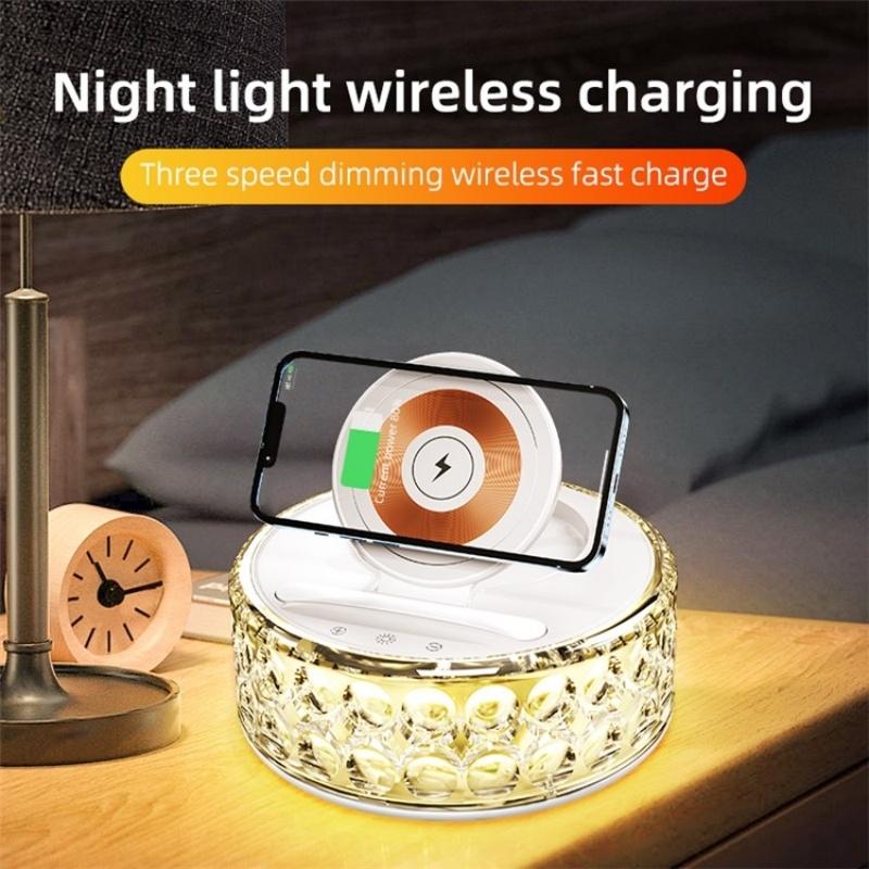 Wireless Charger Dock With Night Light