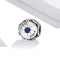 925 Sterling Silver Zodiac Zircon Bead Bracelet / Necklace Set Libra Style - Libra
