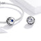 925 Sterling Silver Zodiac Zircon Bead Bracelet / Necklace Set Libra Style - Libra