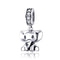 925 Sterling Silver Elephant Pendant For Diy Bracelets