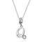 925 Sterling Silver Personalized Letter Pendant For Diy Bracelets & Necklaces Style - Q