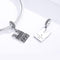 925 Sterling Silver Parisian Charm Bracelet & Necklace Set