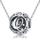925 Sterling Silver 26 English Letter Beads For Diy Bracelets & Necklaces Style - Q