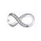 925 Sterling Silver Forever Family Infinity Bracelet