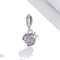 925 Sterling Silver Ladybug Pendant For Bracelets & Necklaces