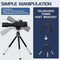 Wireless Motion Detection Monocular With Metal Tripod - 70X Magnification