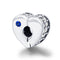 925 Sterling Silver Heart Buckle Beads For Diy Bracelets & Necklaces