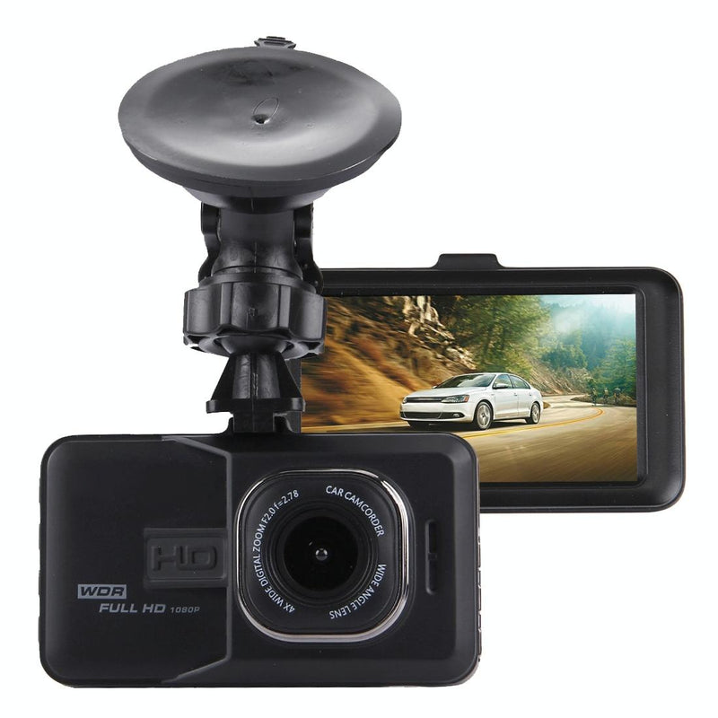 3.0 Lcd Car Dvr Camera with 720p Hd 3.0mp 170 Degree Wide Angle View