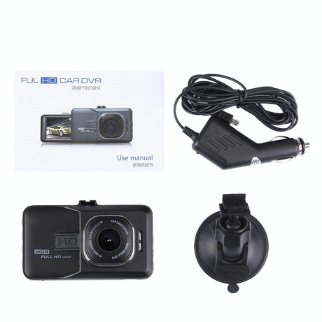 3.0 Lcd Car Dvr Camera with 720p Hd 3.0mp 170 Degree Wide Angle View