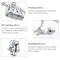 925 Sterling Silver Glass Pendant For Diy Bracelets & Necklaces