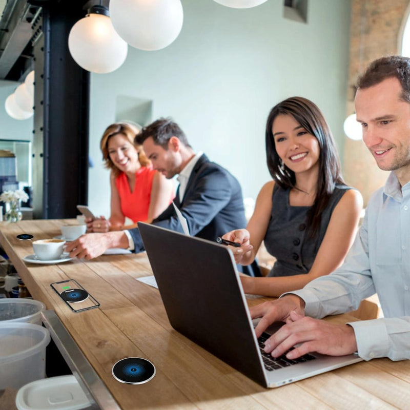 15W Ultra Thin Desktop Wireless Charger Embedded
