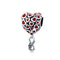925 Sterling Silver Red Heart Beads For Diy Bracelets & Necklaces